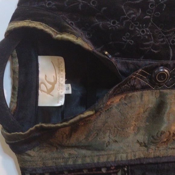 Robin Clayton Designs Int. Vintage patchwork jacket sz S-M - Picture 5 of 16